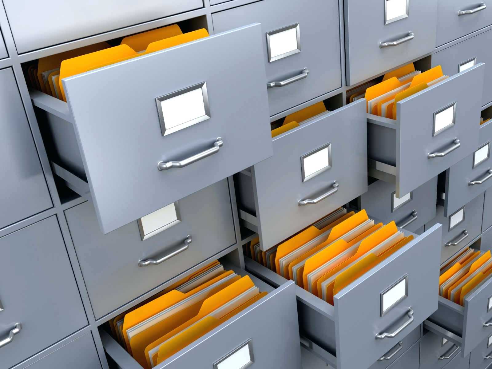 Arquivos para armazenamento de documentos.